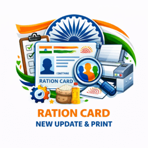 RATION CARD NEW/UPDATE AND PRINT